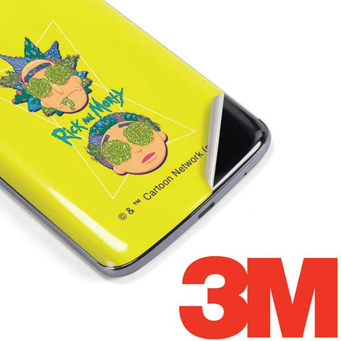 Adult Swim Rick and Morty Rick and Morty Portal Eyes Moto E5 Plus Skin