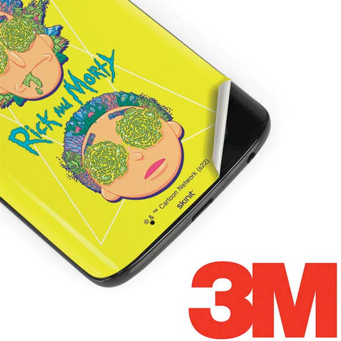 Adult Swim Rick and Morty Rick and Morty Portal Eyes Moto G6 Skin