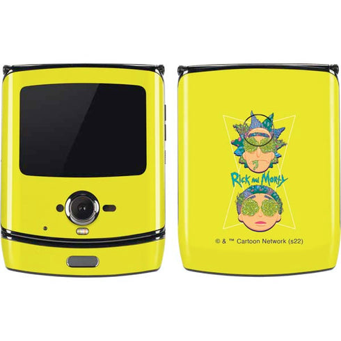 Adult Swim Rick and Morty Rick and Morty Portal Eyes Motorola RAZR Skin