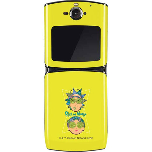 Adult Swim Rick and Morty Rick and Morty Portal Eyes Motorola RAZR Skin