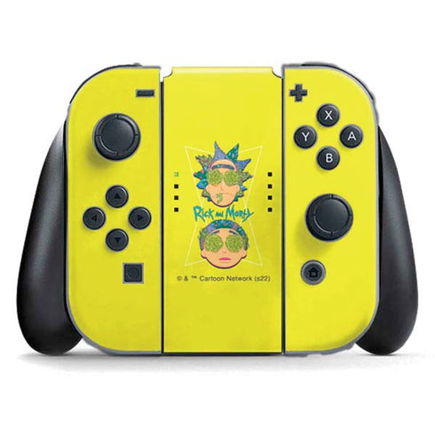 Adult Swim Rick and Morty Rick and Morty Portal Eyes Nintendo Switch (2017-2021) Joy-Con Controller Skin