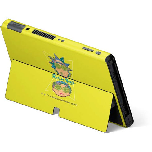 Adult Swim Rick and Morty Rick and Morty Portal Eyes Nintendo Switch OLED (2021) Skin
