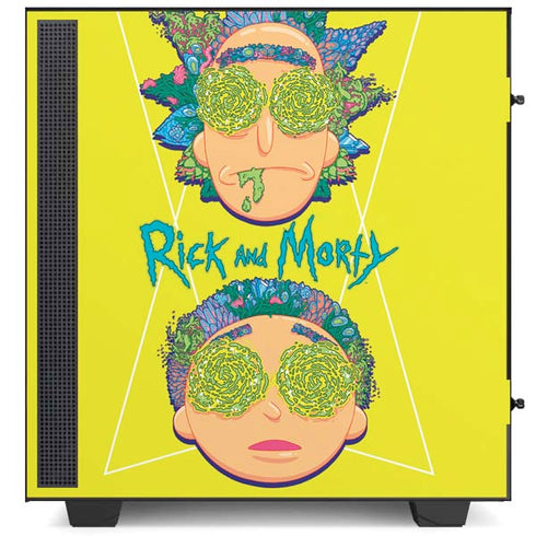 Adult Swim Rick and Morty Rick and Morty Portal Eyes NZXT H510 Compact ATX Mid-Tower Case Skin