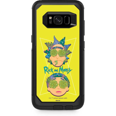 Adult Swim Rick and Morty Rick and Morty Portal Eyes Otterbox Commuter Galaxy Skin
