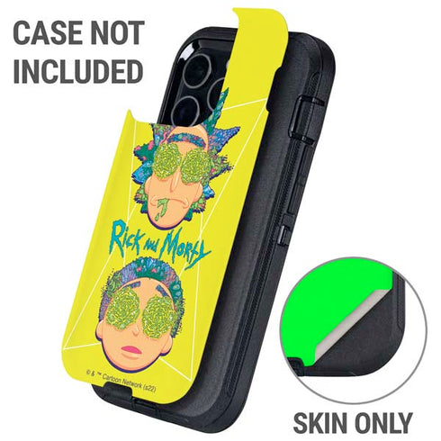 Adult Swim Rick and Morty Rick and Morty Portal Eyes Otterbox Defender iPhone Skin