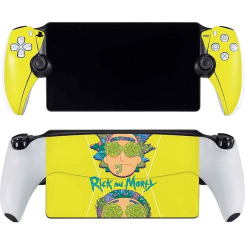 Adult Swim Rick and Morty Rick and Morty Portal Eyes PlayStation Portal Remote Player Skin