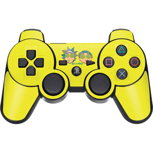 Adult Swim Rick and Morty Rick and Morty Portal Eyes PS3 Dual Shock wireless controller Skin
