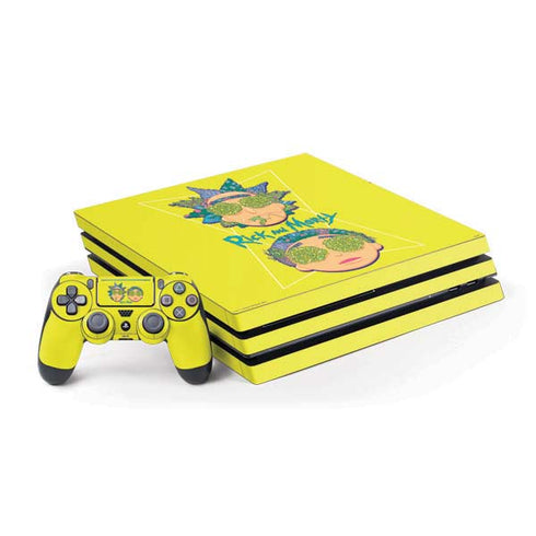 Adult Swim Rick and Morty Rick and Morty Portal Eyes PS4 Pro Bundle Skin