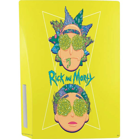 Adult Swim Rick and Morty Rick and Morty Portal Eyes PS5 Bundle Skin