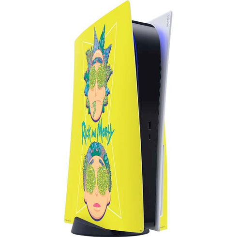 Adult Swim Rick and Morty Rick and Morty Portal Eyes PS5 Console Skin