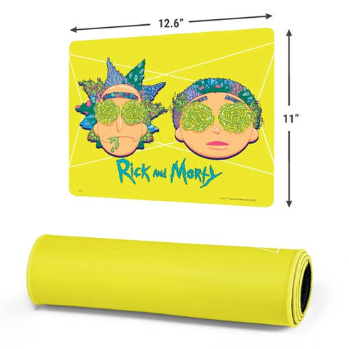 Adult Swim Rick and Morty Rick and Morty Portal Eyes Gaming Mouse Pad