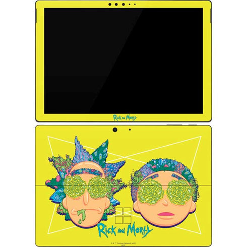 Adult Swim Rick and Morty Rick and Morty Portal Eyes Surface Pro 7 Skin
