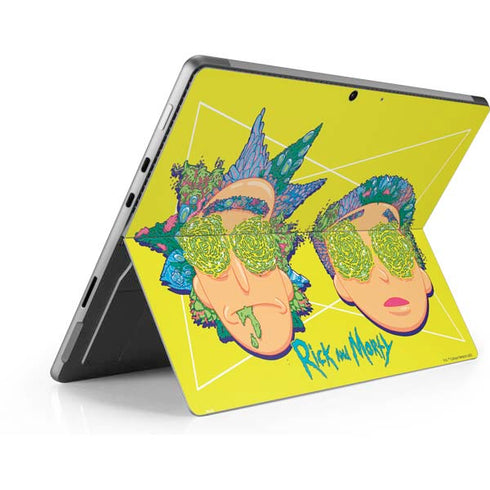 Adult Swim Rick and Morty Rick and Morty Portal Eyes Surface Pro 9 Skin