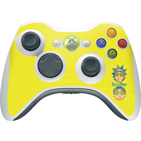 Adult Swim Rick and Morty Rick and Morty Portal Eyes Xbox 360 Wireless Controller Skin