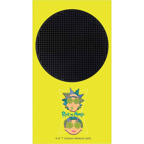 Adult Swim Rick and Morty Rick and Morty Portal Eyes Xbox Series S Console Skin