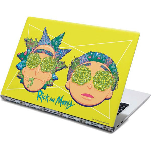 Adult Swim Rick and Morty Rick and Morty Portal Eyes Yoga 910 2-in-1 14in Touch-Screen Skin