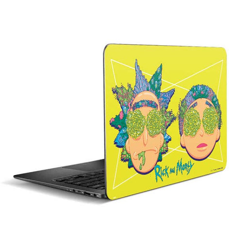Adult Swim Rick and Morty Rick and Morty Portal Eyes Zenbook UX305FA 13.3in Skin