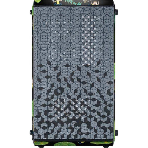 Adult Swim Rick and Morty Portal Pattern Cooler Master MasterBox Q300L Mini Tower Skin