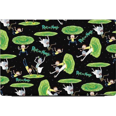 Adult Swim Rick and Morty Portal Pattern Dell Vostro Skin