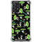 Adult Swim Rick and Morty Portal Pattern Galaxy A72 5G Clear Case