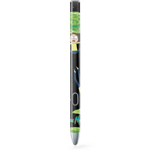 Adult Swim Rick and Morty Portal Pattern Galaxy Book 12in Skin