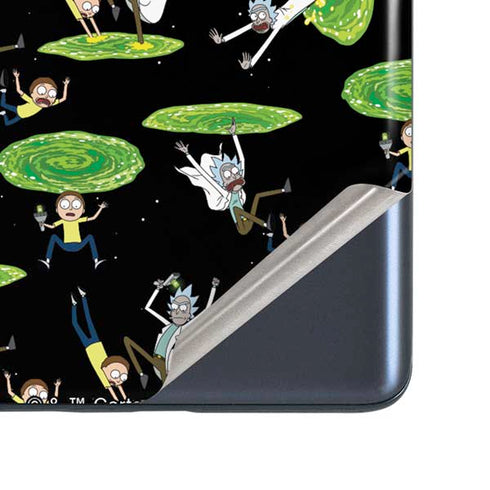 Adult Swim Rick and Morty Portal Pattern Galaxy S20 Fan Edition Skin