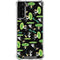 Adult Swim Rick and Morty Portal Pattern Galaxy S22 Plus Clear Case