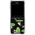 Adult Swim Rick and Morty Portal Pattern Galaxy Z Flip5 5G Clear Case