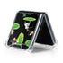 Adult Swim Rick and Morty Portal Pattern Galaxy Z Flip5 5G Clear Case