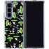 Adult Swim Rick and Morty Portal Pattern Galaxy Z Fold5 5G Clear Case