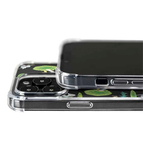 Adult Swim Rick and Morty Portal Pattern iPhone 15 Pro MagSafe Case