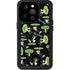Adult Swim Rick and Morty Portal Pattern iPhone 14 Pro Waterproof Case