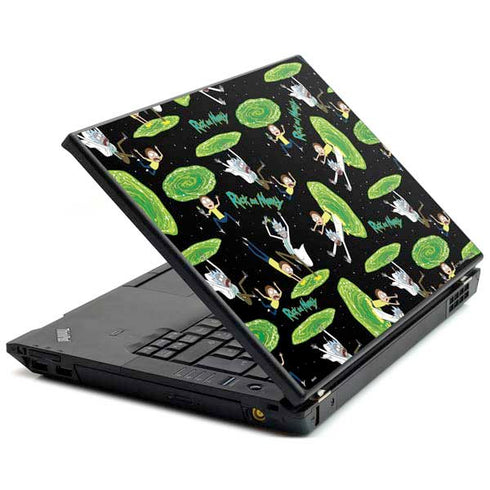 Adult Swim Rick and Morty Portal Pattern Lenovo T420 Skin