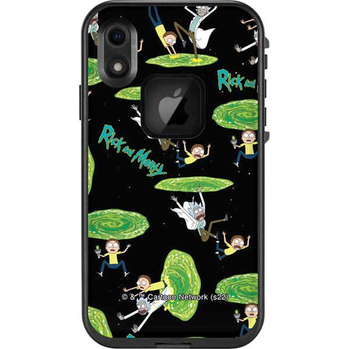 Adult Swim Rick and Morty Portal Pattern LifeProof Fre iPhone Skin