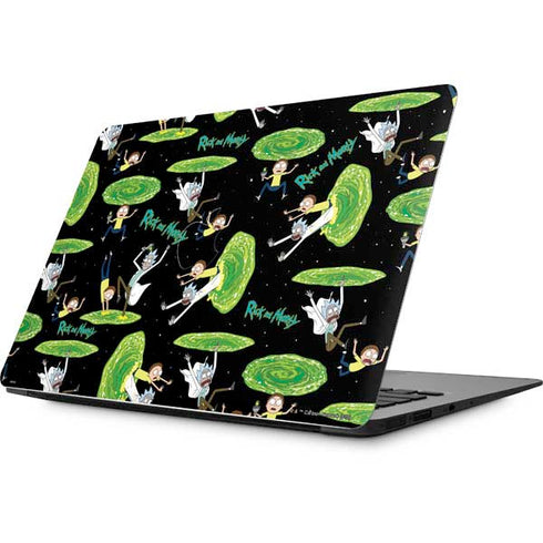Adult Swim Rick and Morty Portal Pattern Apple MacBook Skin