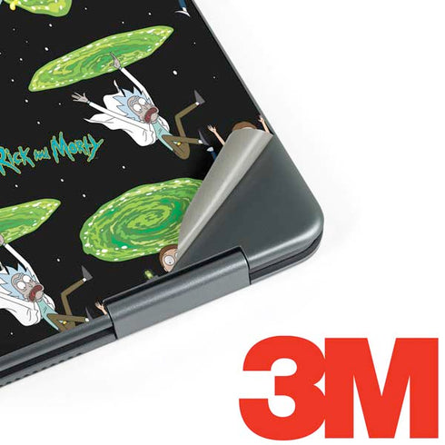 Adult Swim Rick and Morty Portal Pattern Notebook 9 Pro 13in (2017) Skin