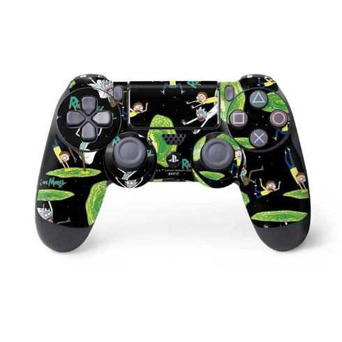 Adult Swim Rick and Morty Portal Pattern PS4 Controller Skin