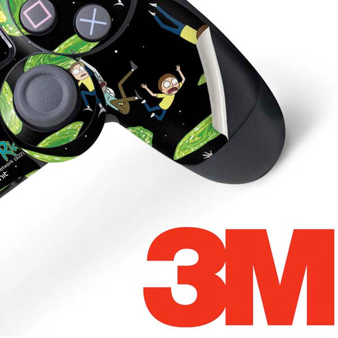 Adult Swim Rick and Morty Portal Pattern PS4 Controller Skin
