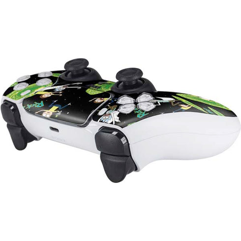 Adult Swim Rick and Morty Portal Pattern PS5 Controller Skin