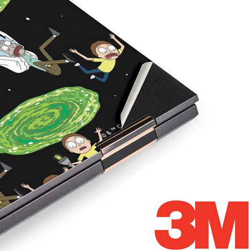 Adult Swim Rick and Morty Portal Pattern HP Spectre Skin