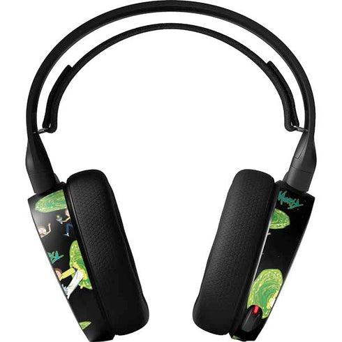 Adult Swim Rick and Morty Portal Pattern SteelSeries Arctis 3 Skin