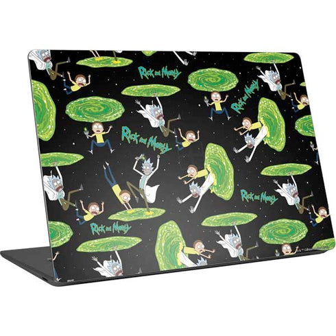 Adult Swim Rick and Morty Portal Pattern Surface Laptop 4 15in Skin