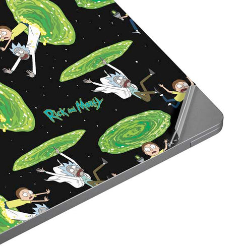 Adult Swim Rick and Morty Portal Pattern Universal Laptop 11in (8.8 x 6.2in) Skin
