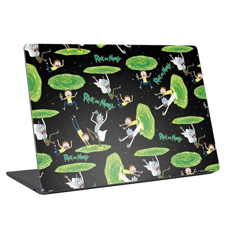 Adult Swim Rick and Morty Portal Pattern Universal Laptop 18in (14.6 x 10.6in) Skin