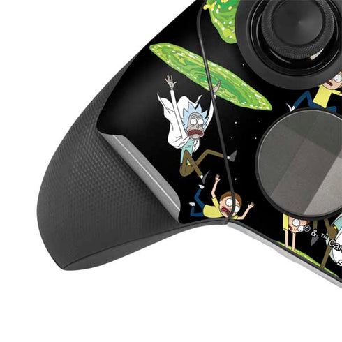 Adult Swim Rick and Morty Portal Pattern Xbox Elite Wireless Controller Series 2 Skin