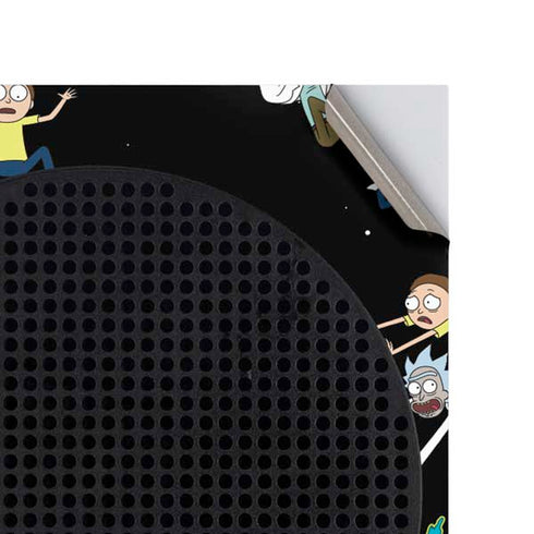 Adult Swim Rick and Morty Portal Pattern Xbox Series S Console Skin