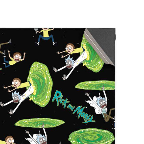 Adult Swim Rick and Morty Portal Pattern Xbox Series X Console Skin