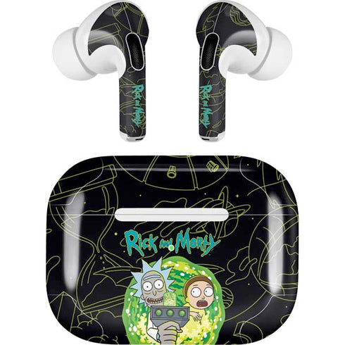 Adult Swim Rick and Morty Portal Travel AirPods Pro 2nd Gen Skin