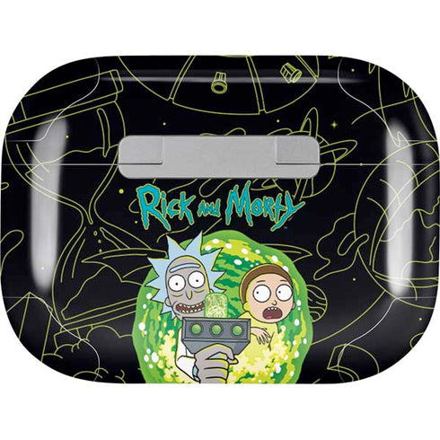 Adult Swim Rick and Morty Portal Travel AirPods Pro 2nd Gen Skin