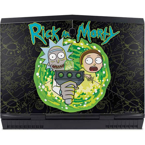 Adult Swim Rick and Morty Portal Travel Dell Alienware Skin